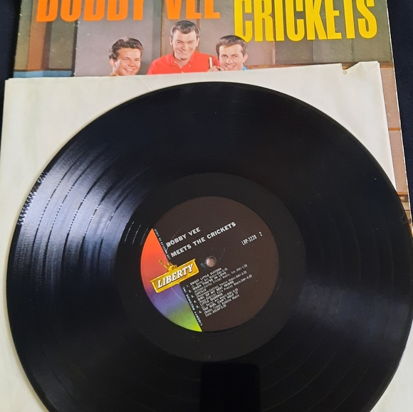 Bobby Vee- Meets The Crickets, Mono Vinyl LP, 1963 - Picture 7 of 9